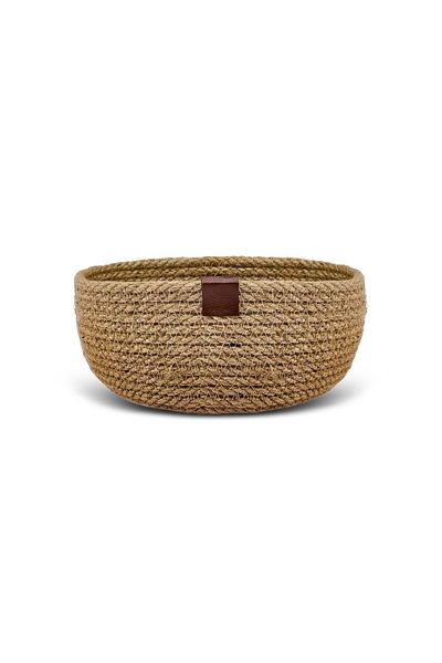Karaca Cedar Jute Bread Basket Round