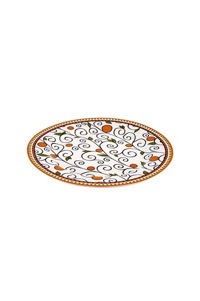 Karaca X Arslantepe Apricot Porcelain Serving Plate 27 Cm