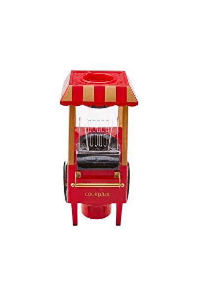 Cookplus Mutfaksever Kırmızı Mısır Patlatma Popcorn Makinesi