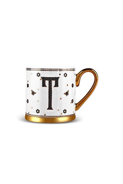Karaca 330 ml Mug with Letter t