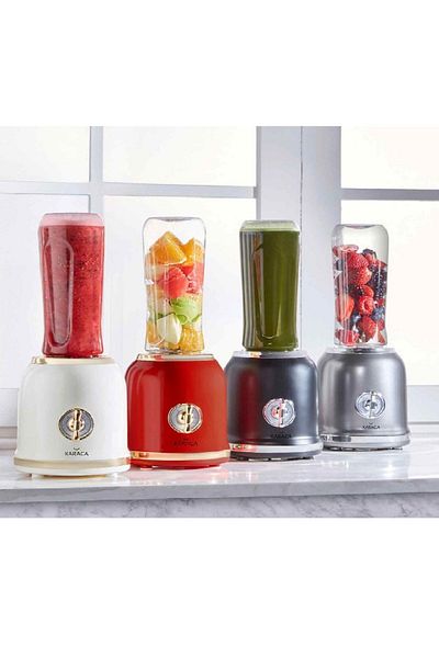 Karaca Retro Personal Smoothie Blender Red