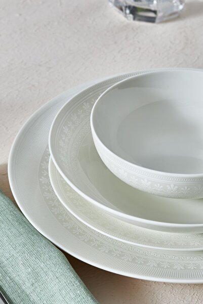 Karaca Forever Bone Artro 53 Parça 12 Kişilik Yemek Takımı