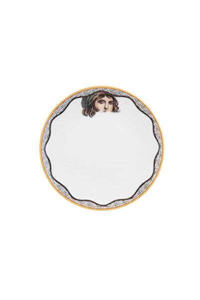 Karaca Zeugma Beyaz 19 Cm Pasta Tabağı