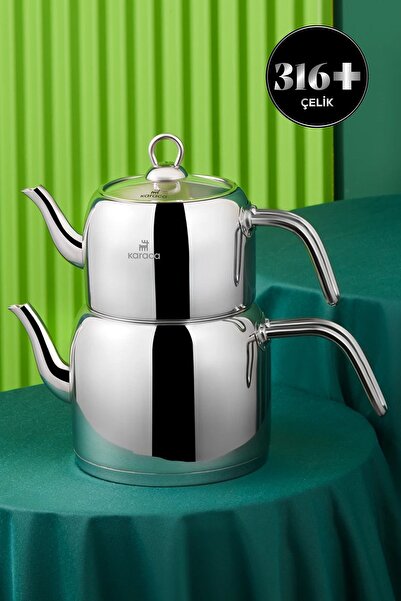 Karaca Power Steel Vega Çaydanlık Takımı Xlarge