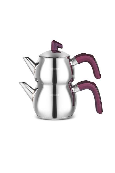 Karaca Set Mini ceainice Plum - Violă cu bază de inducție