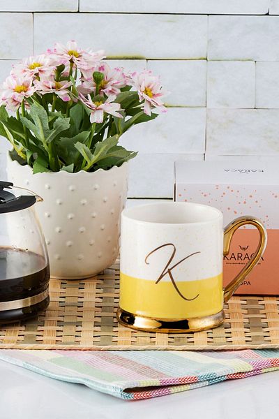 Karaca Letter K Mug