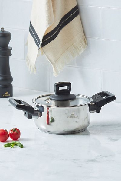 Karaca Senna Induction Bottom Steel Pot 16 Cm 1.6 Lt