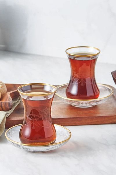 Karaca Wedding New 12 Piece Tea Set for 6 Persons 135 Ml