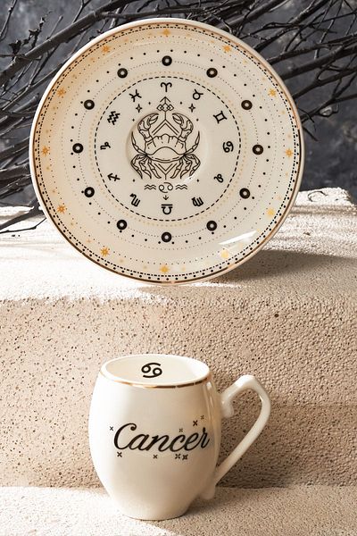 Karaca Cancer Zodiac Single Coffee Cup 90 ml