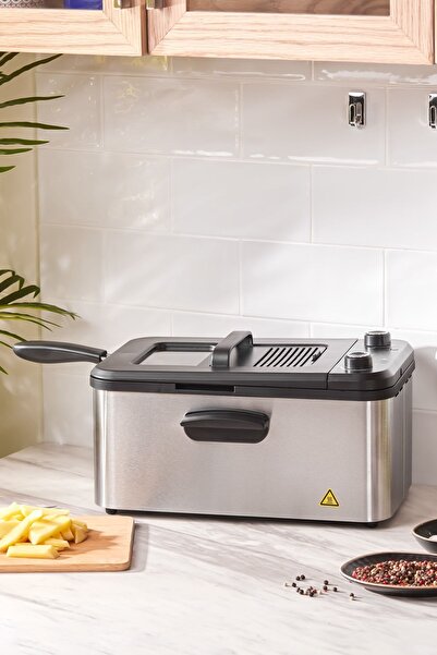 Karaca Inox Yağ Filtreli Zamanlayıcılı Fritöz XL 3,2L