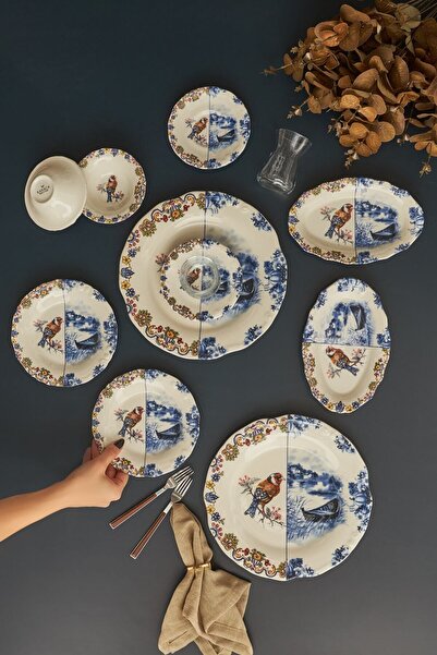 Karaca Leland Birdy 26 Parça 6 Kişilik Kahvaltı/servis Takımı