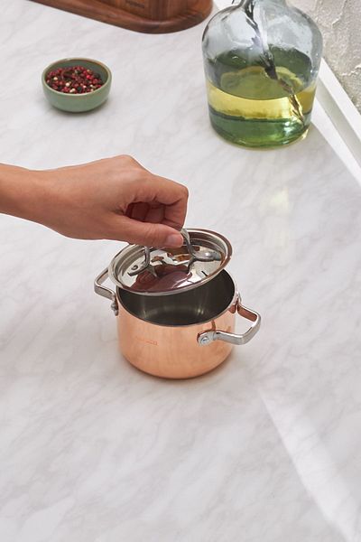 Karaca 3ply Powersteel 316 Steel Copper Mini Pot 10 Cm