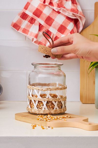 Karaca Yosemite White Jar/Storage Container 1000 ml