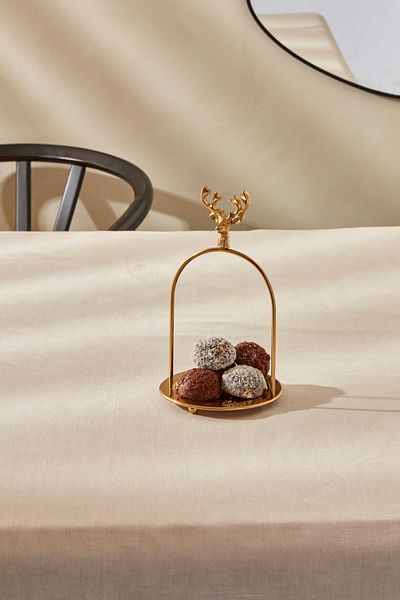 Karaca Home Maison 12X12X20 cm Treat Gold