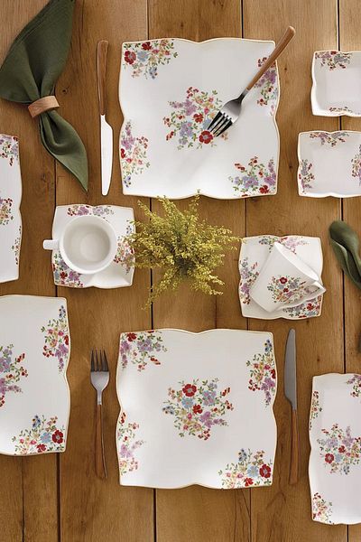 Karaca Jardin 6 Person 32 Piece Breakfast Set