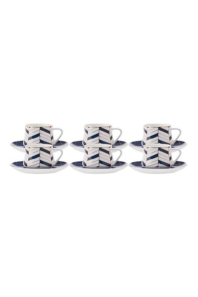 Karaca Yakut Coffee Cup Set for 6 People 100 ml