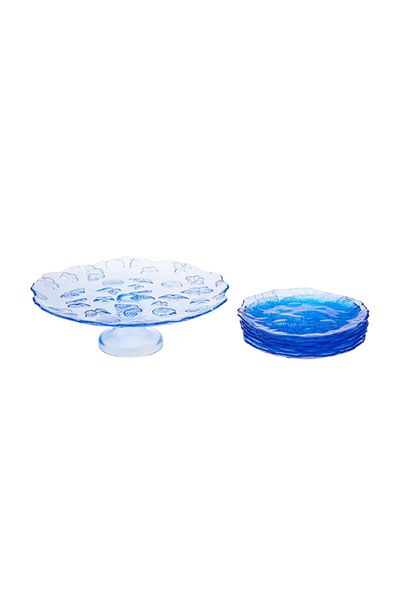 Karaca Butterfly 7 Piece Cake/Pastry/Dessert Set
