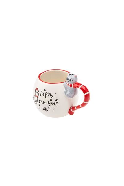 Karaca New Year Christmas Cat Mug Np22