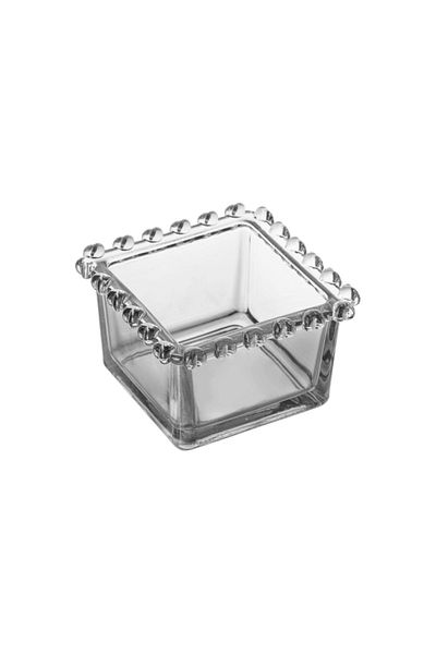 Karaca Glory Glass Anthracite Snack Bowl 8 cm