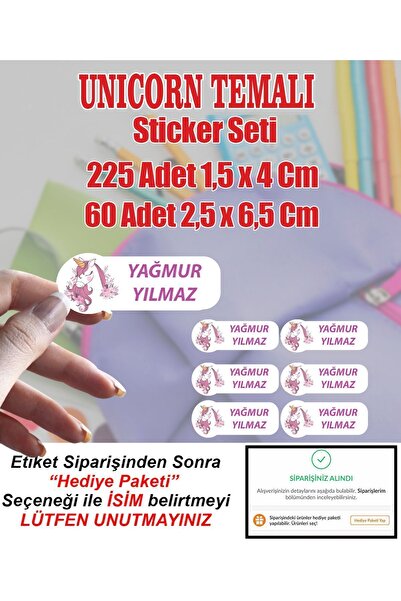 Aysprint علامة المدرسة القرطاسية دفتر القلم قارورة حقيبة UNiCORN تحت عنوان اس...