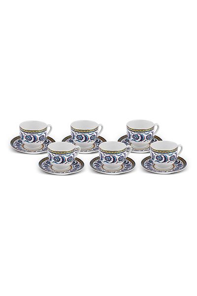 Karaca Hisar Coffee Cup for 6 Persons 90 ml