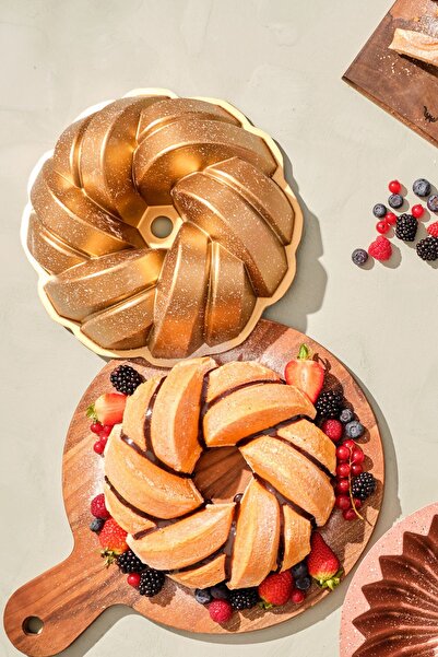 Karaca Tort tricotat turnat auriu - 26 Cm, 439Wseri