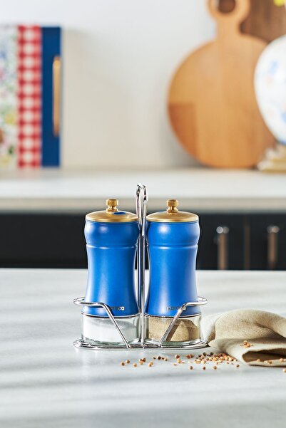 Karaca Blue Berry Cam Tuzluk Ve Biberlik