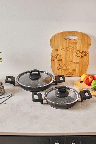 Karaca Biogranit Power 4 Piece Pan Set