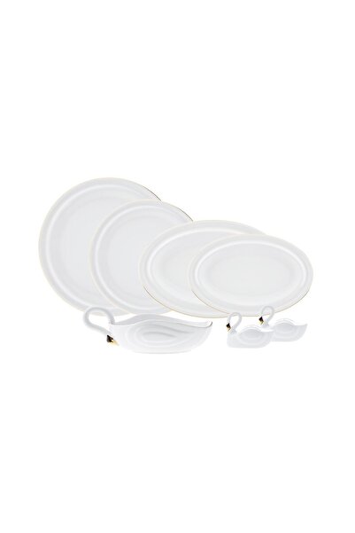 Karaca Swan 22 Parça 6 Kişilik Porselen Yemek Takımı