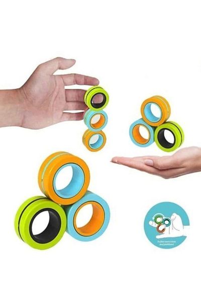 Reflect Your Style 9 Imported Models - Fidget Cube Ring, Magnetic Hand Motion Toy and Magnet Game Ring