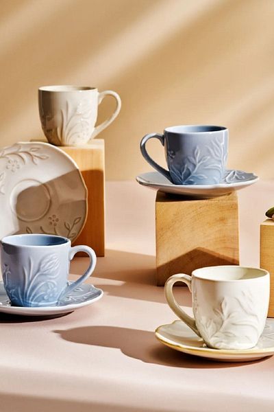 Karaca Alaz 2-Person Coffee Cup Set - 120 ml