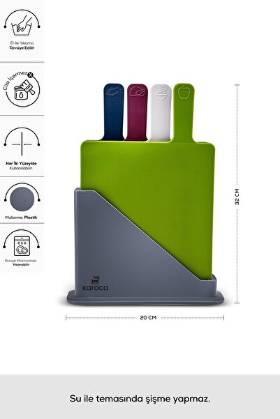 Karaca Placă de tăiat Draco 5 bucăți