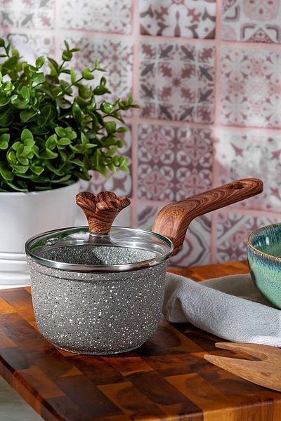 Karaca Dark Silver Biogranit Mini Sauce Pot 10 cm