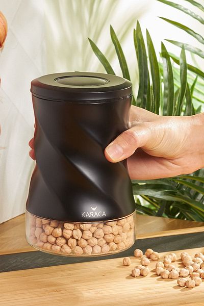 Karaca Tottori Black Vacuum Jar - S Storage Container