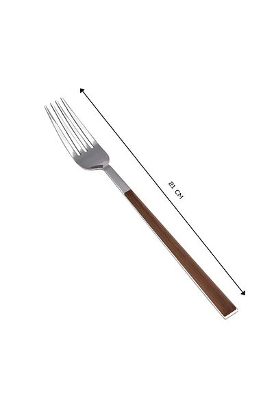 Karaca Salzburg Wooden Single Dinner Fork 21 cm