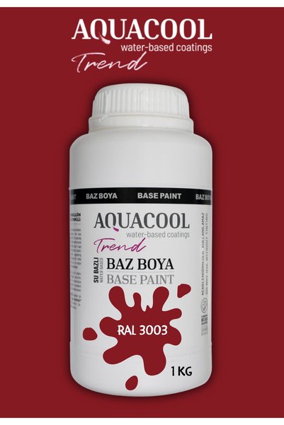 Aquacool Trend Akrilik Hobi Boya 1 Kg Su Bazlı Hibrit Dönüşüm Boyası Ral 3003...