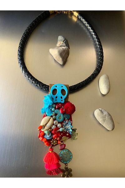 azra takı tasarım Handmade Short Authentic Women Necklace Only 1Pc Design