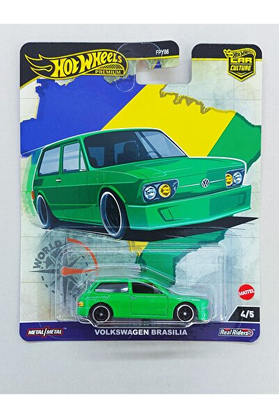 HOT WHEELS Premium Volkswagen Brasilia ( World Tour 2024 ) Model Araba