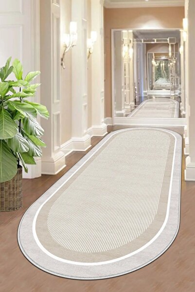 G&C HOME Dijital Kaymaz Yıkanabilir Modern İskandinav Mutfak Halısı Salon Hal...