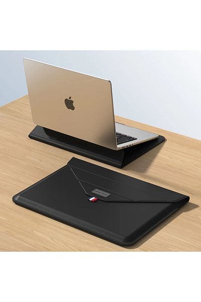 TEKNETSTORE Apple Macbook Air 15 بوصة M2-M3 Chip 2023/2024 A2941 A3114 - حقيبة جلدية متوافقة مع حامل
