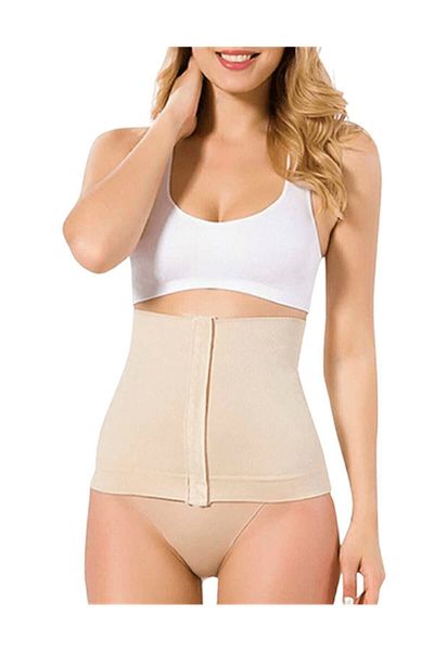 Momslab Women's Nude Agraphed Waist Corset