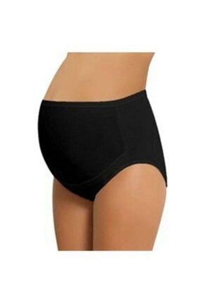 Momslab Women's Black High Waist Cotton Pregnant Postpartum Panties