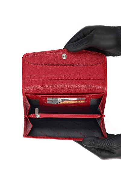 Aka Deri Leather Women's Wallet 472 8