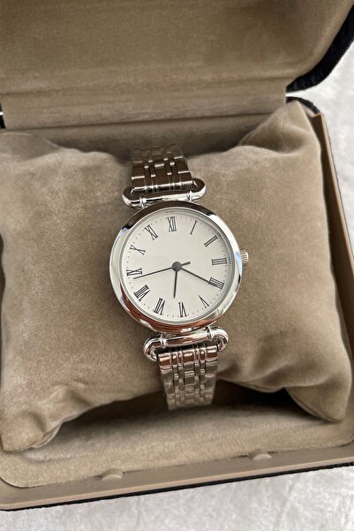 Leerybee Özel Kutulu Gümüş Çelik Kordon Minimal Kadın Kol Saati Kız Modası Ka...