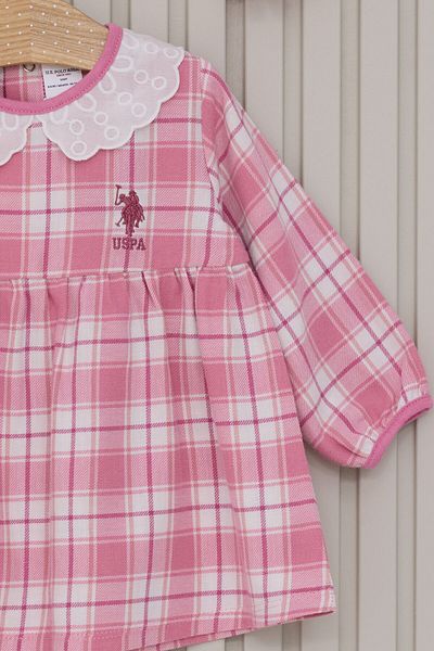 U.S. Polo Assn. Rochie crem fetita