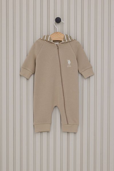 U.S. Polo Assn. Salopeta maro pentru bebelusi