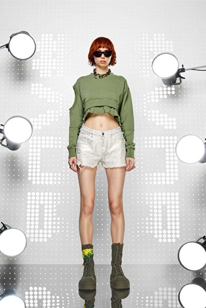 VDR Gümüş Ekru Şort 15107