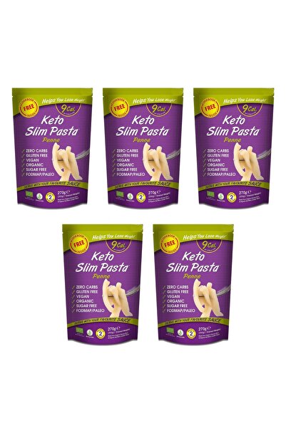 Tassya Ketojenik Konjac Noodle Makarna (5 ADET) Penne 9kcal (VEGAN, KARBONHİD...