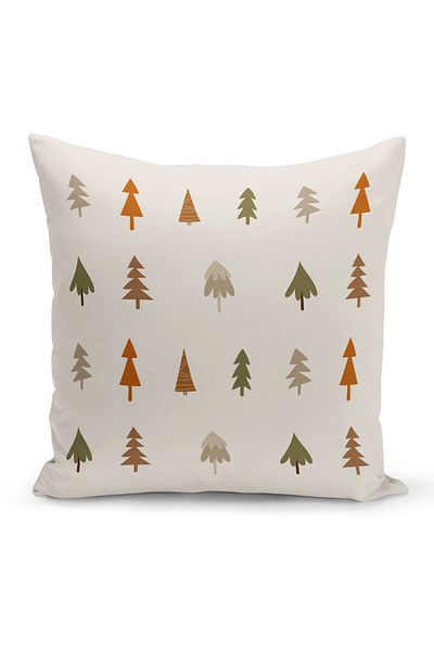 Bertille Home New Year Series Double Sided Digital Printed Throw Pillow Case (Christmas Christmas Cushion Cover)