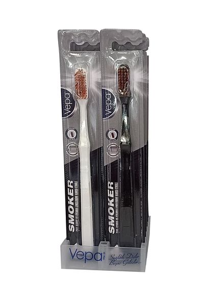 Vepa 12 Pack Toothbrush Smoker Extra Hard